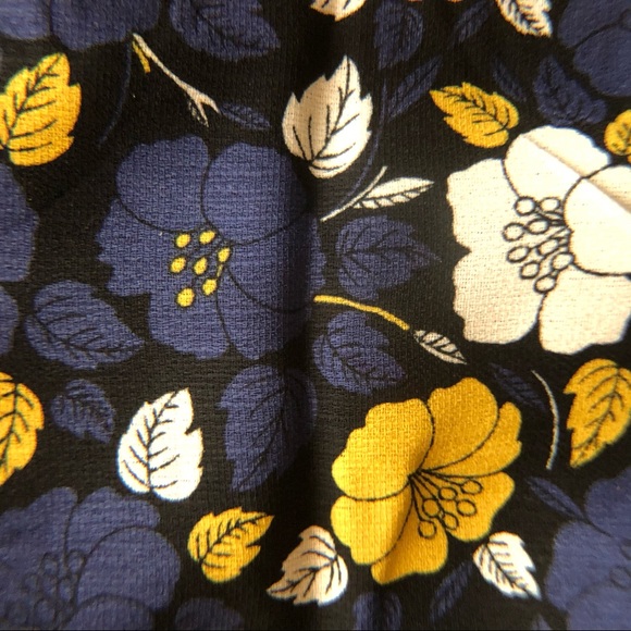 Navy & Yellow Floral Romper (NEW) - Picture 2 of 3